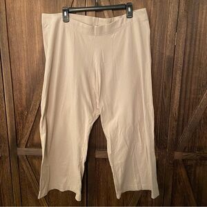 Old Navy Tan Wide-Leg Pants; 2X